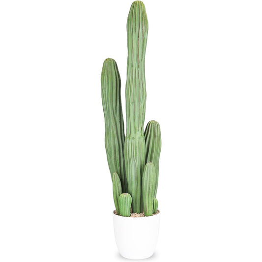 Artificial Plant Cactus Fake Green 78CM Artificial Flower Ornamental Tree Photocatalyst Air Purifier Interior Decoration No Care Required No Watering Office Home Decoration