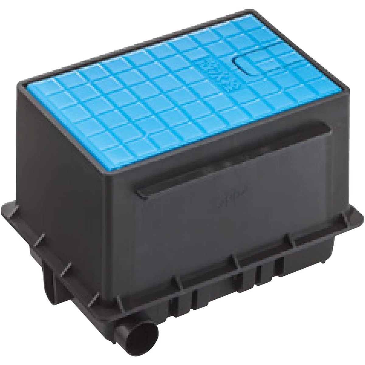 SANEI Outdoor Faucet Water Faucet Box Set with Common Faucet Lid (Blue) R81-93S-B