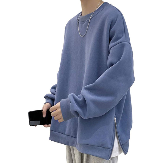 [Ridicolo] Side Zip Trainer Drop Shoulder Men's Spring M-2XL 5 Colors