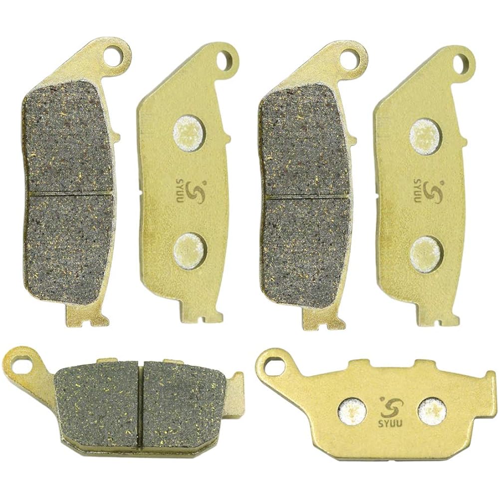 SYUU Motorcycle Replacement Front Rear Brake Pads Triumph Street Triple 675 2007-2012 Tiger 800 XC XCa XCx XR XRt XRx 2015 2016 2017 2018 FA226F FA140R