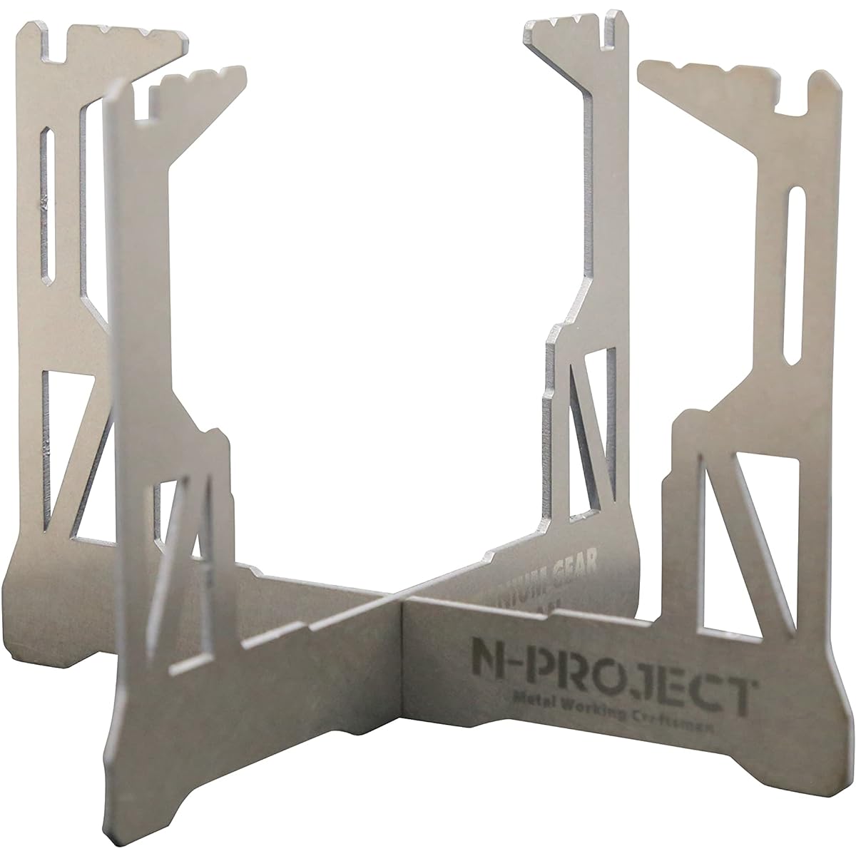 N-project titanium trivet alcohol stove only [TITANIUM GEAR] Titanium trivet Trangia TRB25 EBY254 can be installed.