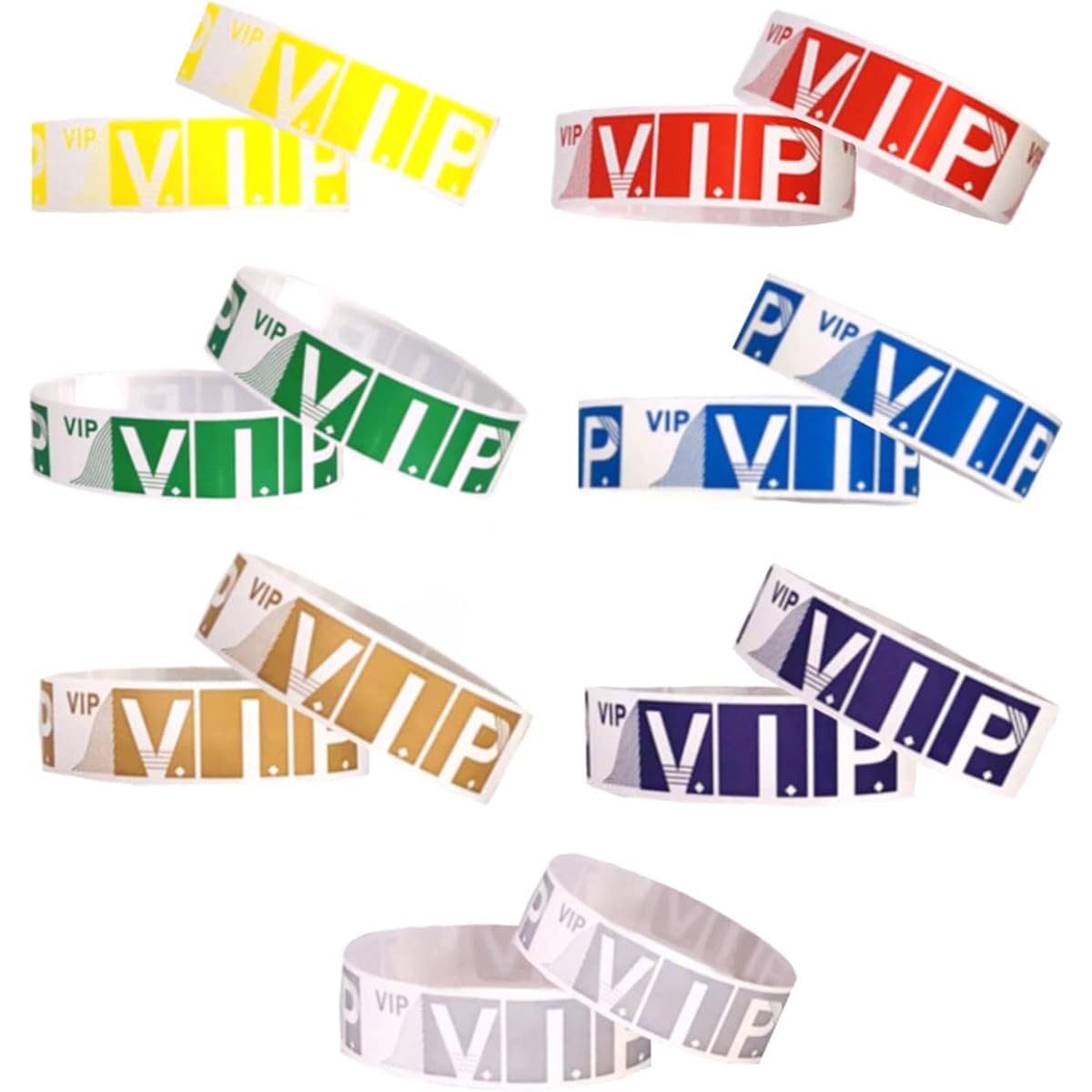 Rimikuru Disposable Wristband VIP Waterproof Paper Set One-Touch Wear Entrance Event