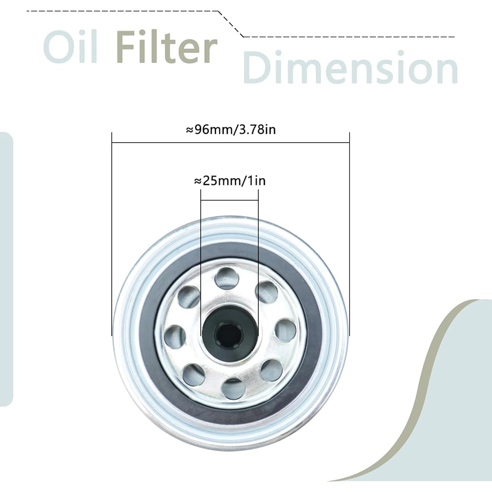 Oil Filter 6.7L Diesel Engine Power Stroke replacement FL2051S BC3Z-6731-B, BC3Q-6714-CA Diesel Oil Filter Ford F250 F350 F550 F550 F650 F650 F750 2011-2022 With oil filter seal ring