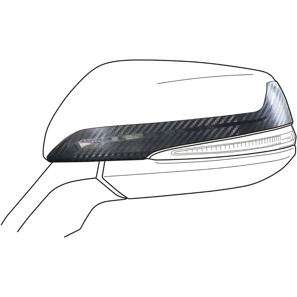 ALPINE Side mirror protection for C-HR that protects from scratches and has a dress-up effect (Set of 2 left and right / for 1 car) SSK-SM02CHR