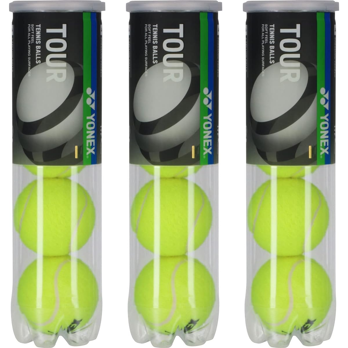 YONEX Hard Tennis Ball TOUR 4 balls 1 can/3 cans/6 cans/15 cans TB-TUR4