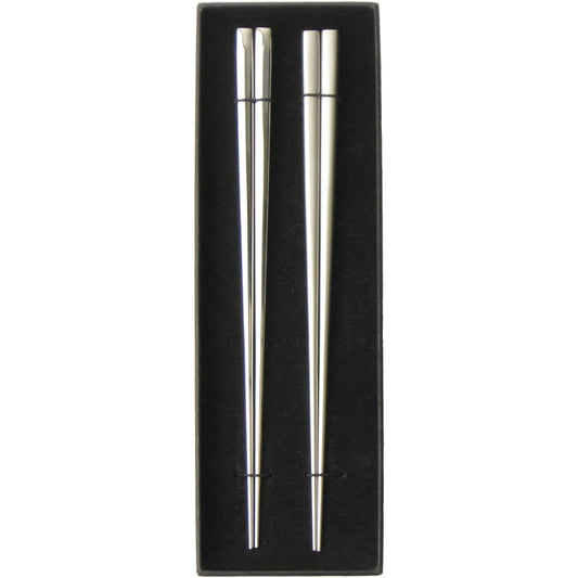 Nagao Tsubamesanjo Chopsticks 18-8 Stainless Steel Mirror Surface Matte 22cm Gift Set Dishwasher Safe Made in Japan