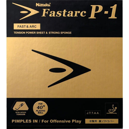 Nittaku Table Tennis Rubber Fastaku P-1 Back Soft Tension NR-8719 (Spin)