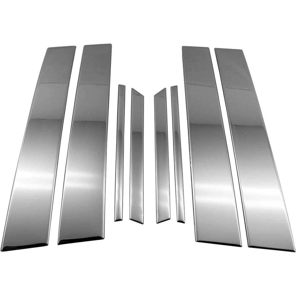 BRIGHTZ Harrier 60 65 Super Mirror Stainless Plated Pillar Panel No Visor 14PC [PIL-SIL-415] ZSU60W ZSU65W ASU60W ASU65W ZSU60 ZSU65 ASU60 ASU65 ZSU ASU U60 U65 60 65 Harrier 41788