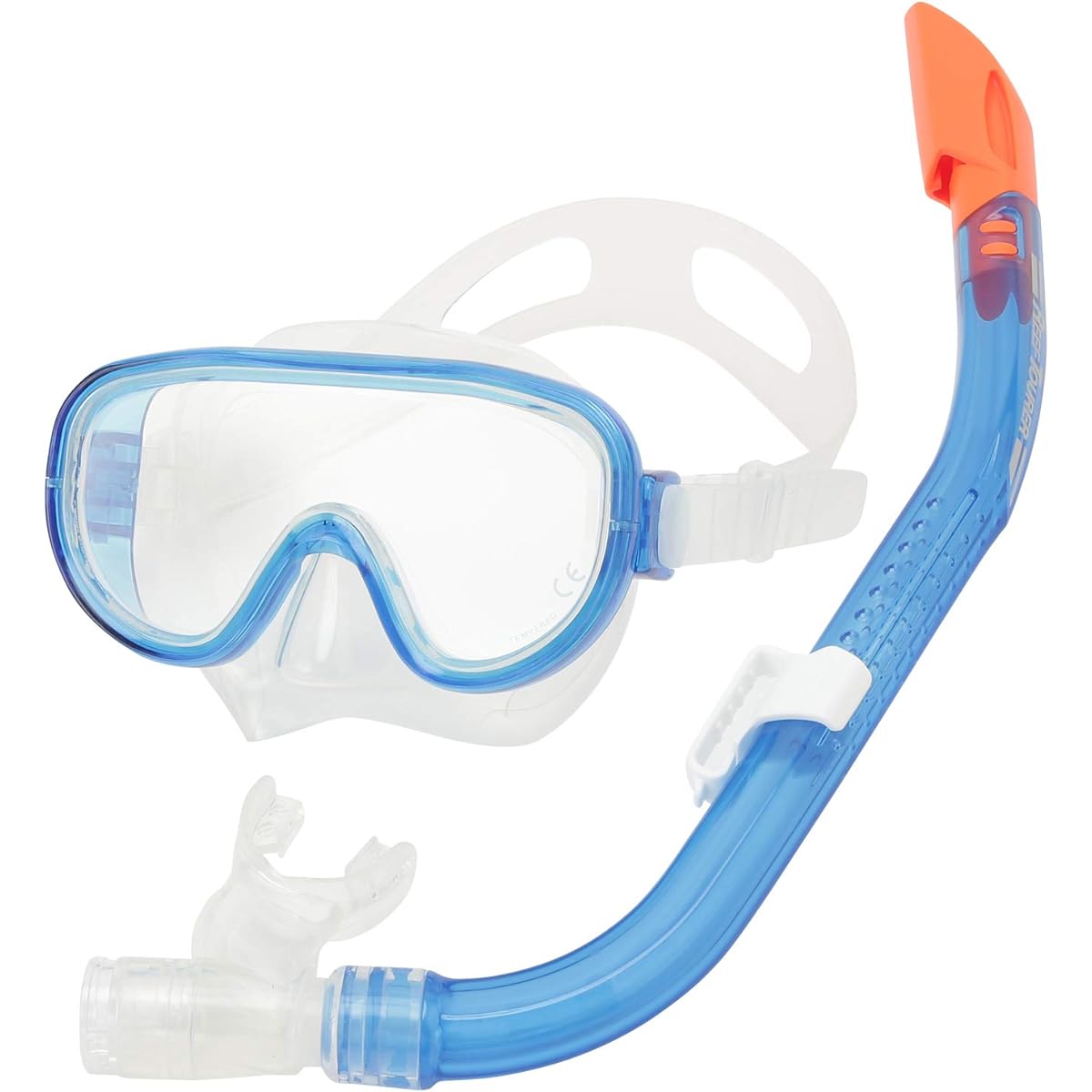 REEF TOURER Snorkeling Snorkel Mask Snorkel for Adults 2 Piece Set Silicone RC0110