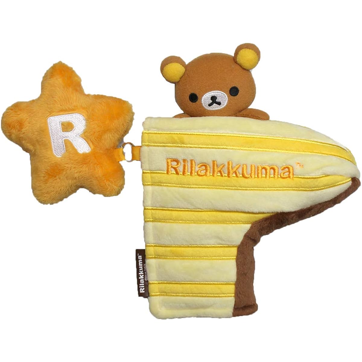 Naito Design Institute Rilakkuma Putter Cover Rilakkuma H-162 Yellow (640)