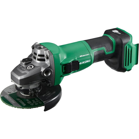 HiKOKI 10.8V Cordless Disc Grinder, Grinding Wheel Diameter 100mm, Kickback Mitigation System, 4-Stage Speed, Brake Included, Battery, Charger, Case Sold Separately G1210DA(NN)