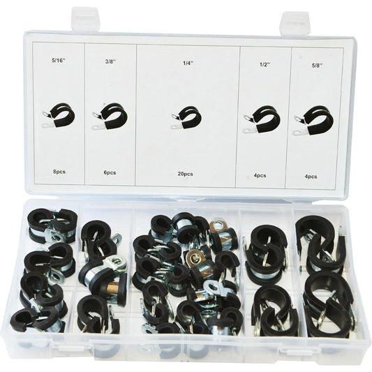 SWORDFISH 32290 Rubber Insident Adel Clamp Assorted 42 pieces