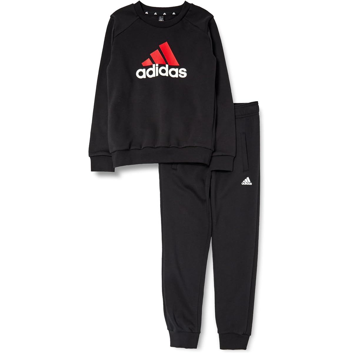 [Adidas] Jersey Top and Bottom Set Essentials Big Logo Fleece Jogger Set Kids DTP58