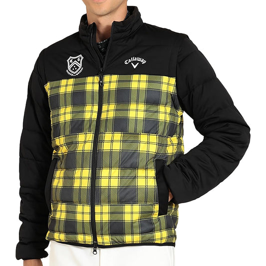[Callaway] Men's Water Repellent Full Zip Filled Blouson (Star Stretch: Stretchy/Windproof) / Outerwear Golf / C23215109