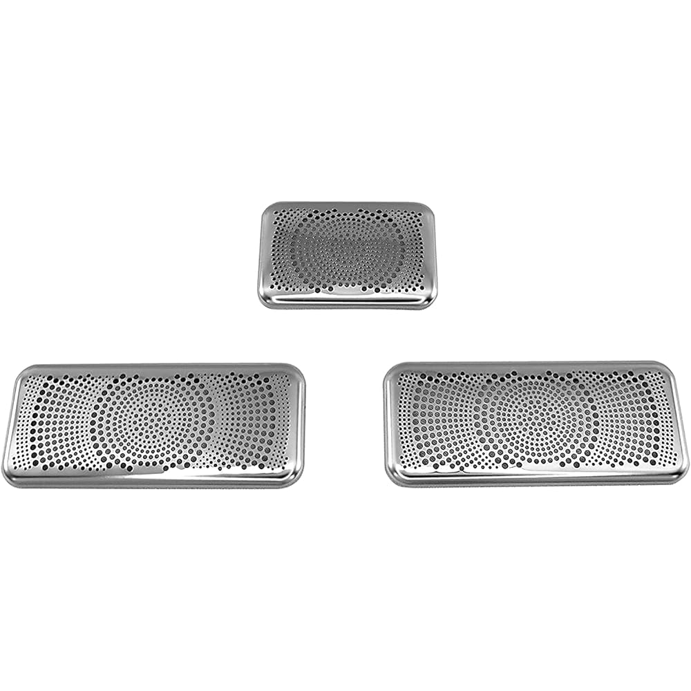 BRIGHTZ Crown Hybrid 20 21 224 Super Mirror Stainless Plated Ceiling Speaker Cover 3PC [SPEAKER-097] AZSH20 AZSH21 GWS224 AZSH GWSH GWS H20 H21 S224 20 21 224 220 Crown Hybrid Crown Hybrid Hybrid 46872