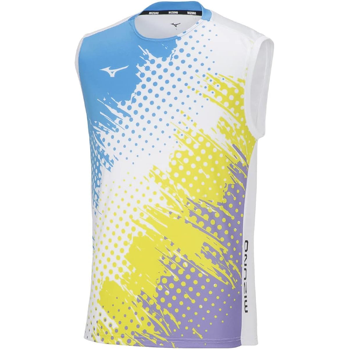 [Mizuno] Tennis Wear Practice Shirt Sleeveless Sweat Absorbent Quick Drying 62JAA045