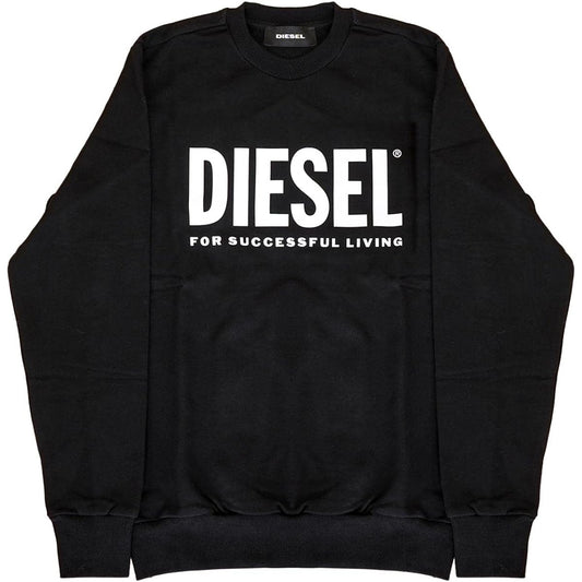 [Diesel] Sweatshirt 00SWFH 0BAWT S-GIR-DIVISION-LOGO Men's 100 WHITE White
