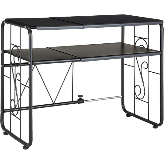 Cogit 2-tier range rack that can be expanded and retracted neatly above the range