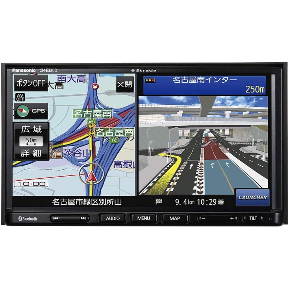 Panasonic Car Navigation Strada 7 Type CN-E320D One Seg/Bluetooth/2020 Edition