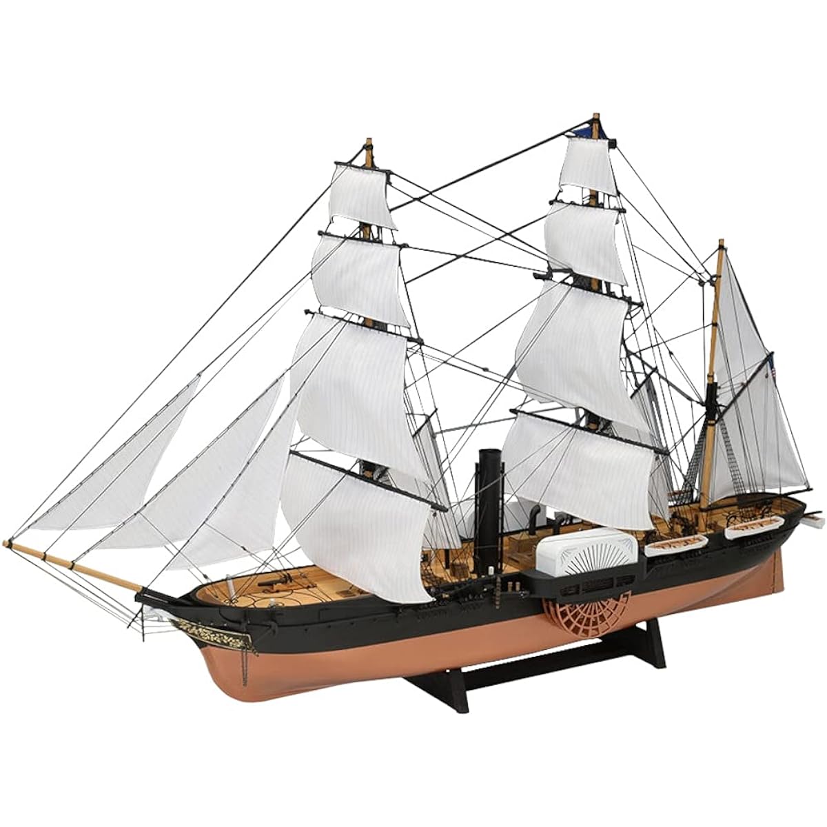 Woody Joe 1/120 Kurofune Susquehanna Sail Type Model Assembly Kit