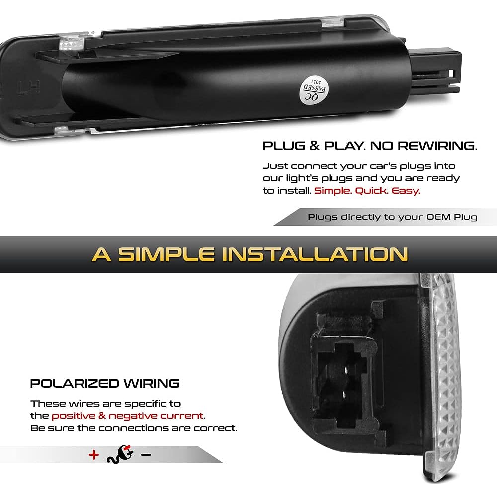 VIPMOTOZ RGB Full LED Interdo Panel Cartica Limo Remote Control 1995-2007 Sylvarado Sierra C/K pickup Subban Ucon Taho Clear Lens Housing Driver & Pair Set of the Reading Seat