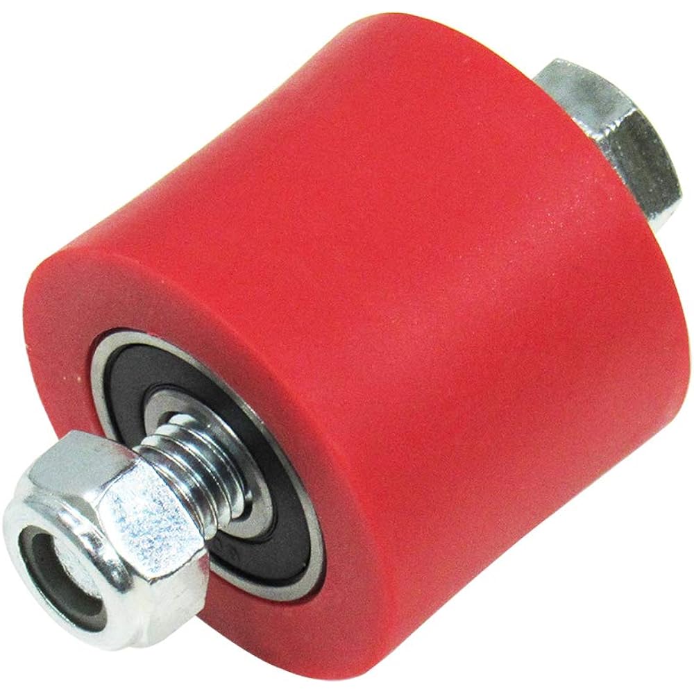 Outlaw Racing Chain Roller Guide 34 x 28mm Red