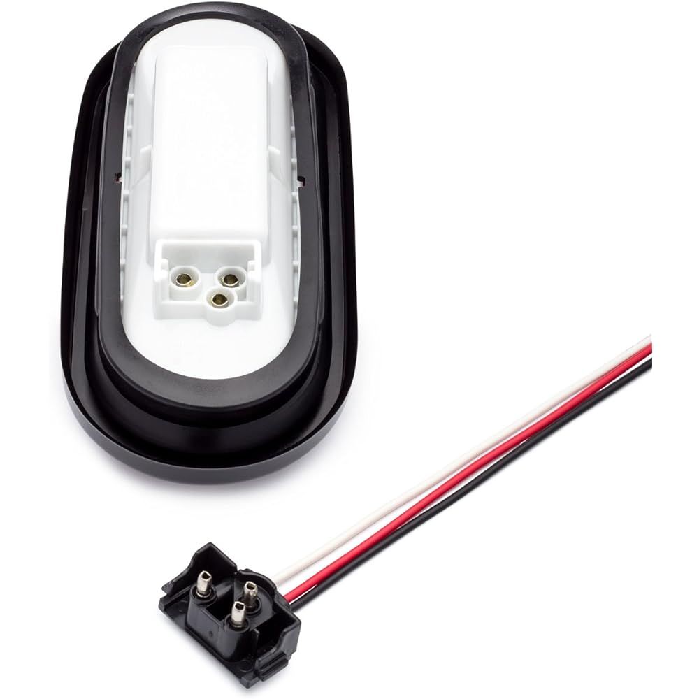 LUMITRONICS 6 -inch elliptical sealed stop/turn/taillite gromet & right angle plug