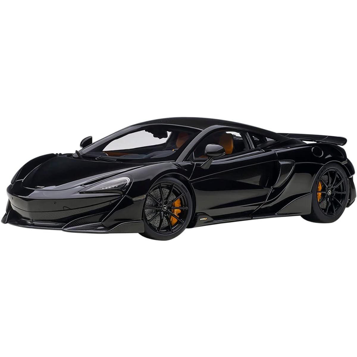 AUTOart AUTOart 1/18 McLaren 600LT Black/Carbon Roof Finished Product 76081
