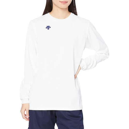 DESCENTE Long Sleeve Shirt, Volleyball Practice, Standard, One Point, Simple, Sweat Absorbent, Quick Drying, Club Activities, Team, Women's