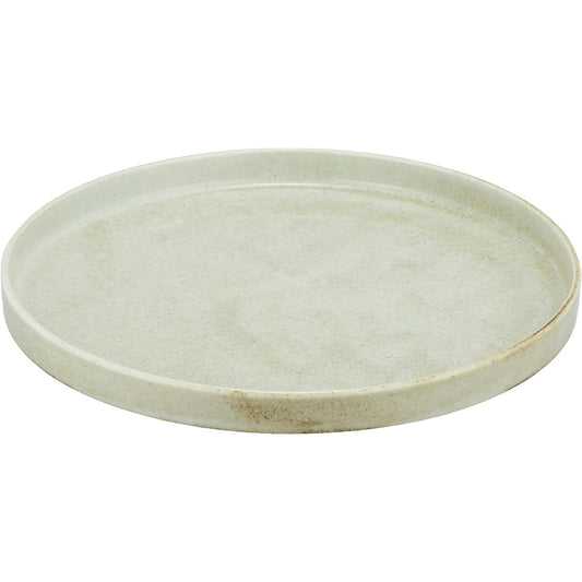 TOKI1919 Granis Cafe Plate, Large Plate, One Plate, Diameter Approx. 29cm, French Plate, Hotel Restaurant Specifications, Microwave, Dishwasher Safe, La Teema Plain, Flat Dinner Lunch Plate, Gray Beige, Made in Japan 37F399-15