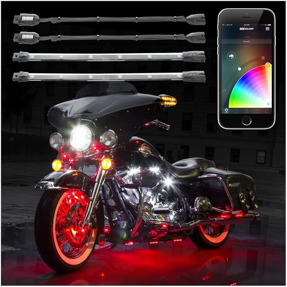 XK Glow XK Chrome LED PRO Kit KS-MOTO-PRO