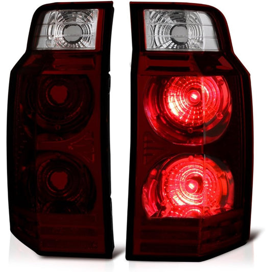 VIPMOTOZ Smoke Red Lens OE Style Tail Tail Light Lamp Azembris 2006-2010 Jeep Commander, driver's seat & passenger seat side