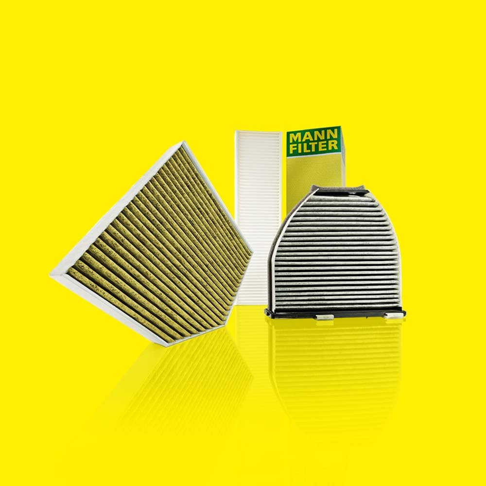 MANN Air Conditioner Filter (BMW/7 Series) with Activated Carbon, Large Deodorizing Effect, CUK 3124-2, 1 Set, [Model: GL36, GL44, GN60, HL40, HL48, HN48 First Year: 01/10-09/02] Part Number CUK3124-2