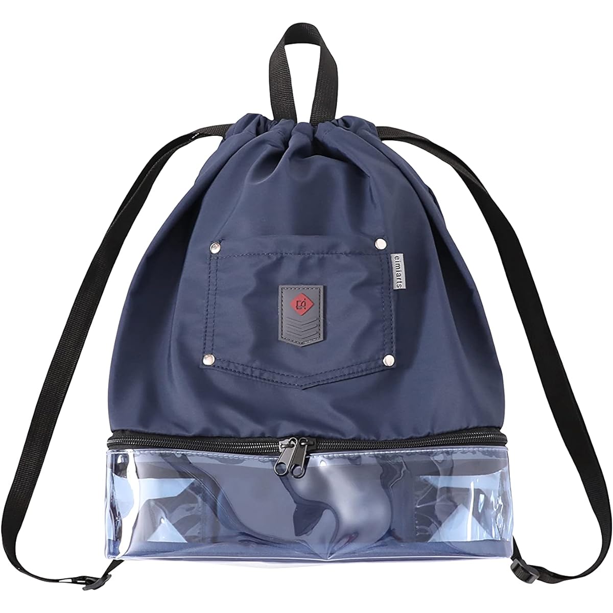 [Arisana] Pool Bag Knapsack for Boys, Pool, Elementary School Students, Children, Juniors, 2-layer Bag