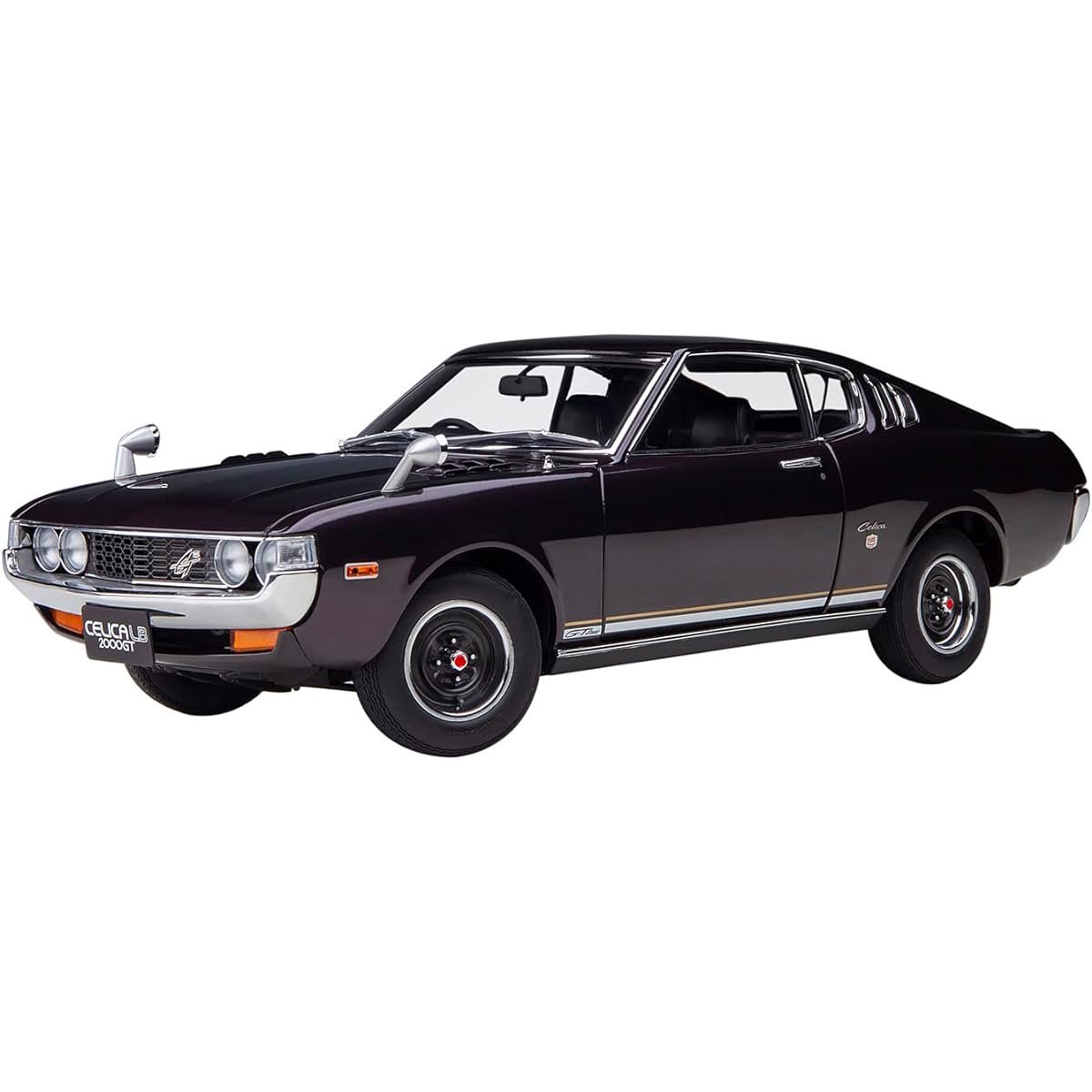AUTOart 1/18 Toyota Celica Liftback 2000GT (RA25) 1973 Dark Purple Metallic Finished Product