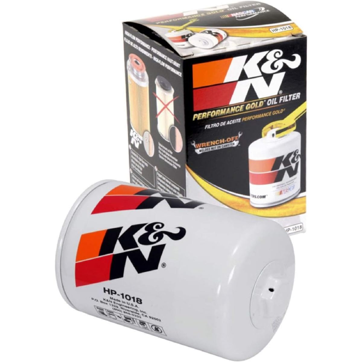 K & N Premium Racing Oil Filter: Design to protect the engine: HP-1018.