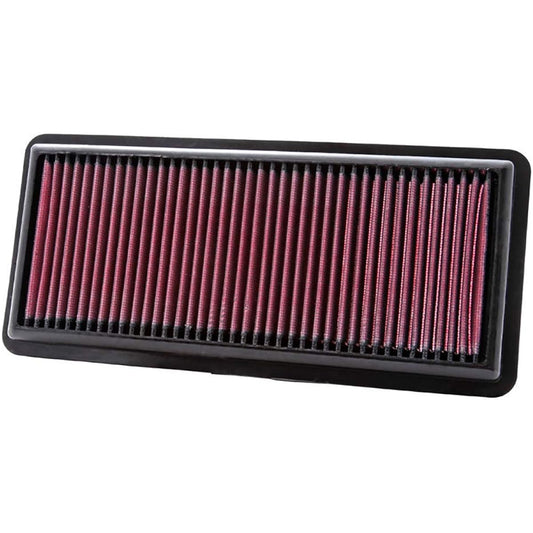 [K & N engine air filter] Reusable, clean, cleaned every 75,000 miles, air filters for replacement vehicles: 2009-2017 HYUNDAI/KIA (Equus, Genesis, Genesis, SEDAN, K900) 33-2426