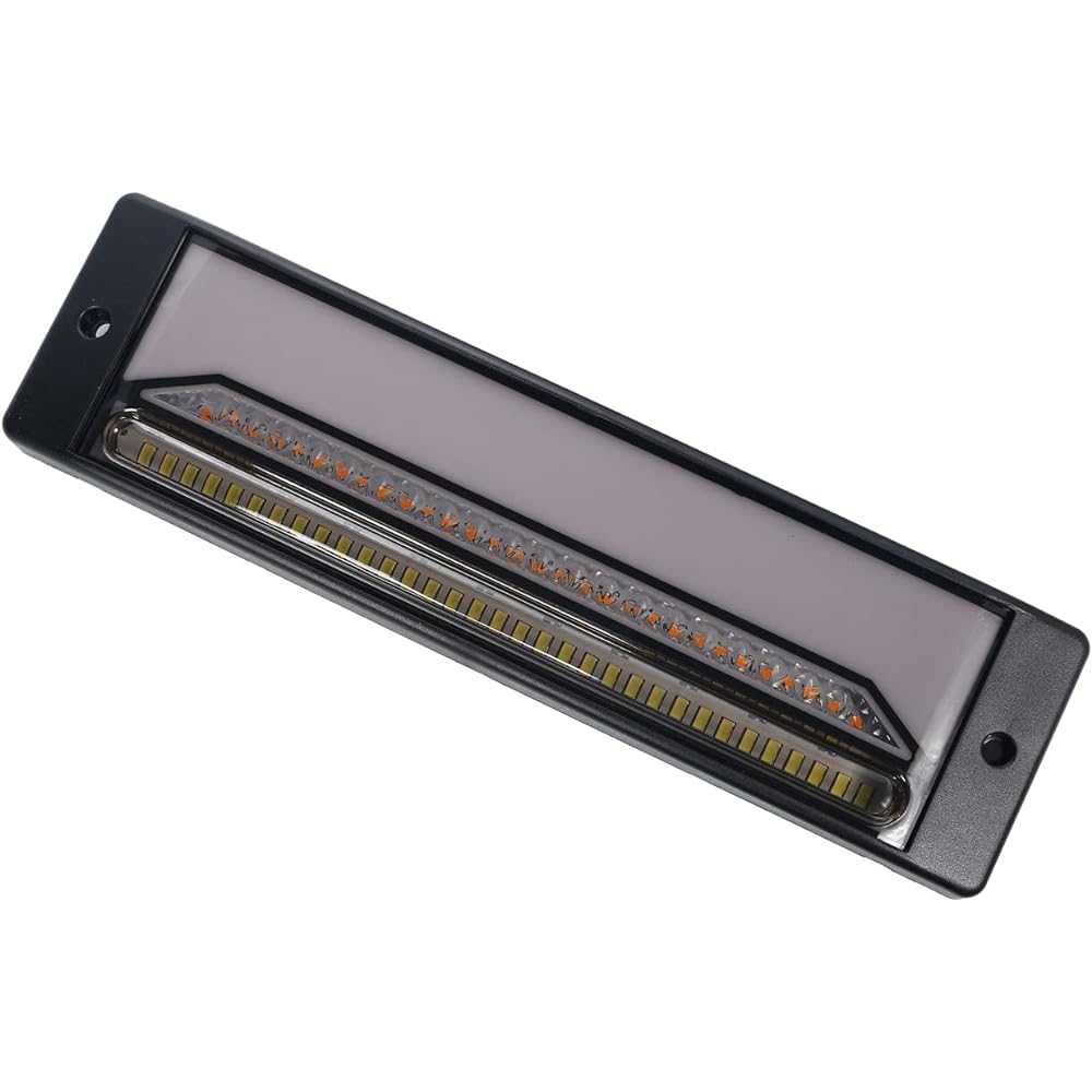 one+lifestyle LED Tail Lamp Flowing Turn Signal Trailer Truck Light Truck General Purpose 12V 24V Compatible Sequential Canter Elf Dutro Atlas etc. General Rear Small Brake Back Smoke Lens (Smoke)