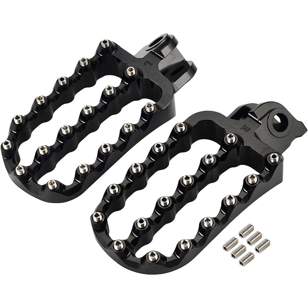 Rippin Moto ADV XW Footpegs for KTM Enduro & Adventure R Motorcycle | Compatible with KTM Enduro 690 & Adventure 790 890 950 1090 1190 1290 (Orange)