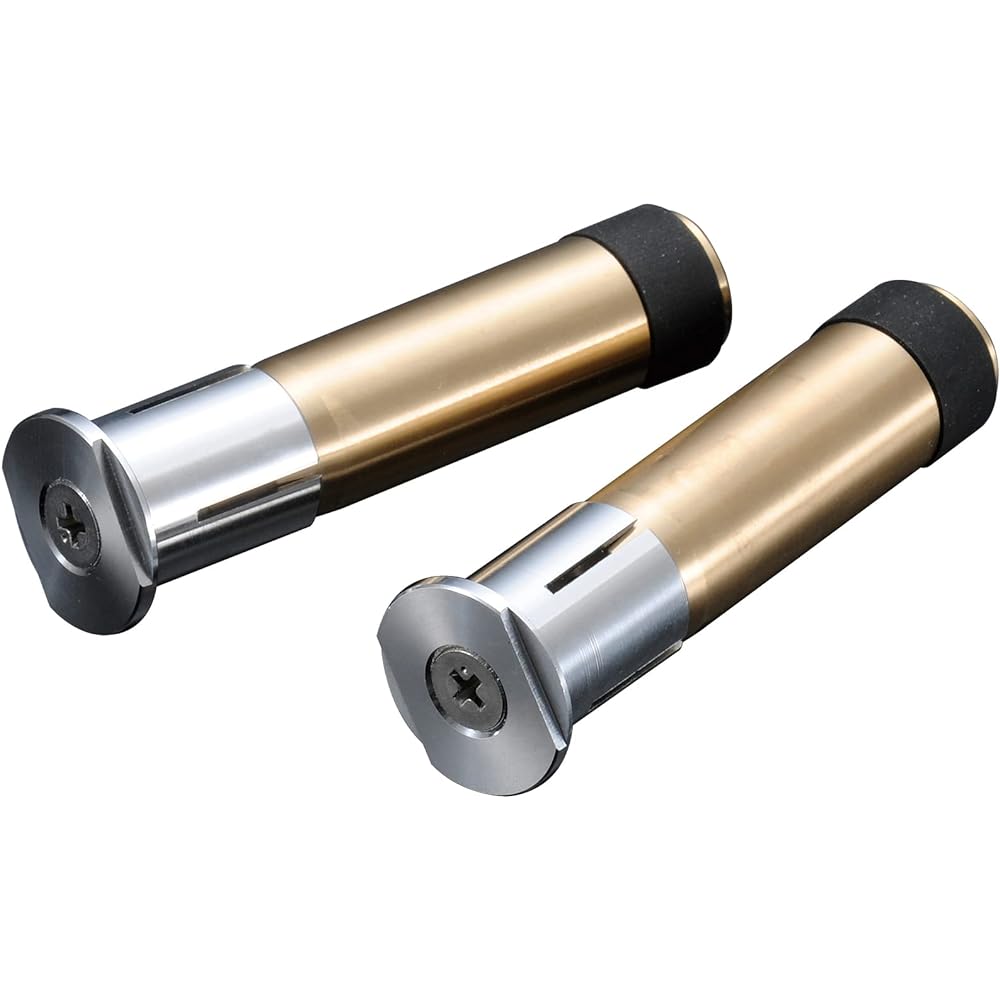 POSH Motorcycle Supplies Insert Weight Bar (for 22.2 Bar) Compatible with Inner Diameter 14~19mm Brass 031081-10 Bar End Cap