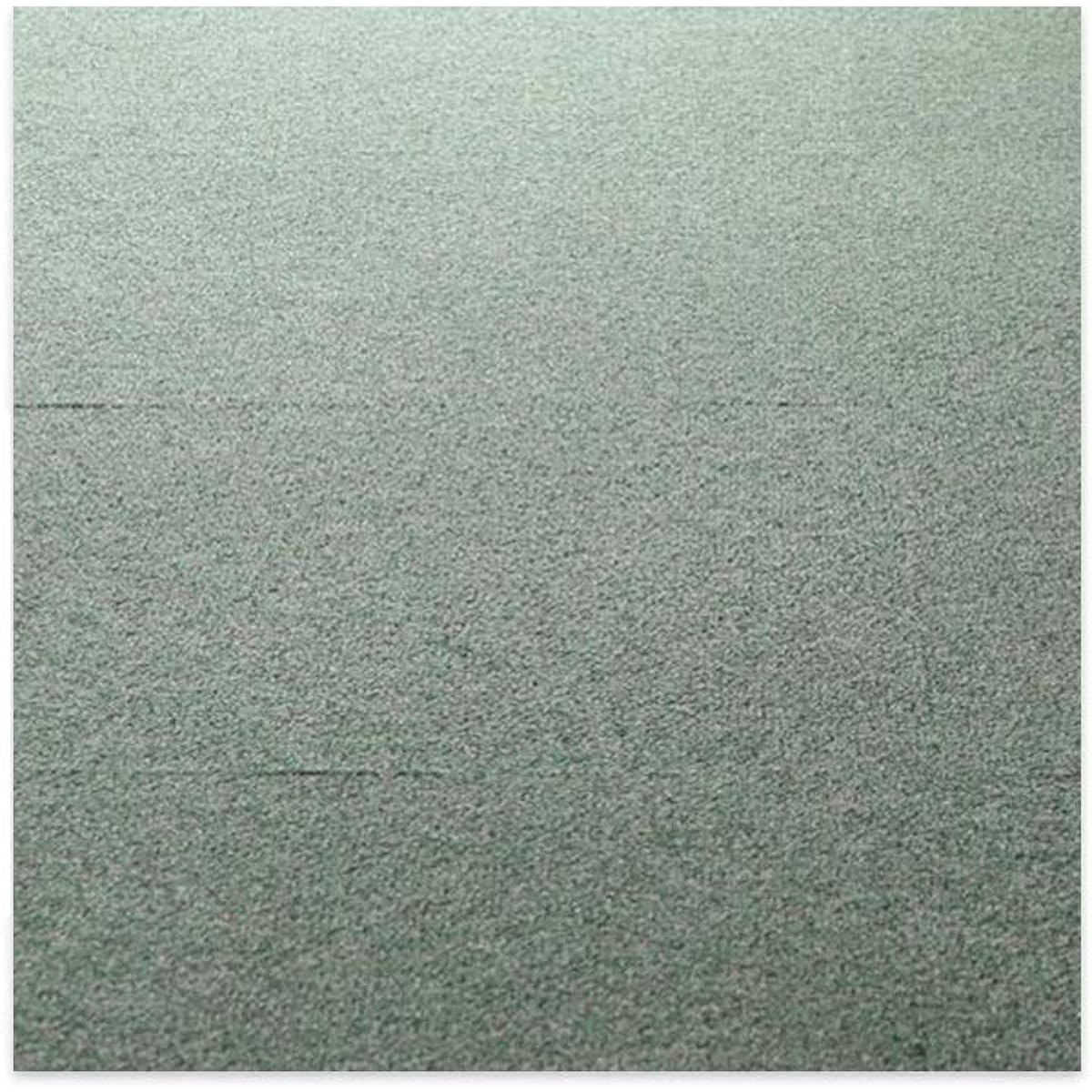 Iris Plaza Tile Carpet Set of 20 Green 50 x 50cm Made in Japan Non-slip Joint MJ-1009