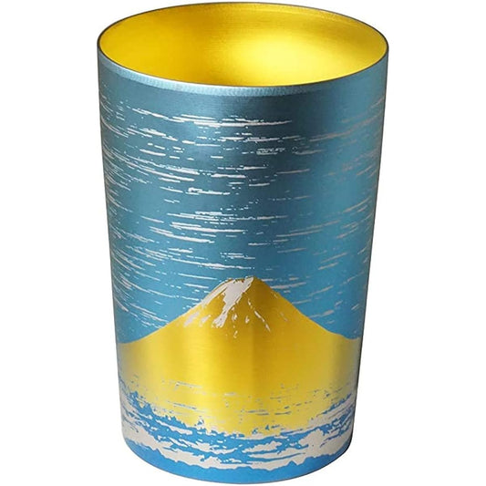 HORIE Made in Tsubame, Niigata Prefecture Titanium double tumbler Fuji 270cc Kinfuji in paulownia box T09MFG270 T09MFG270