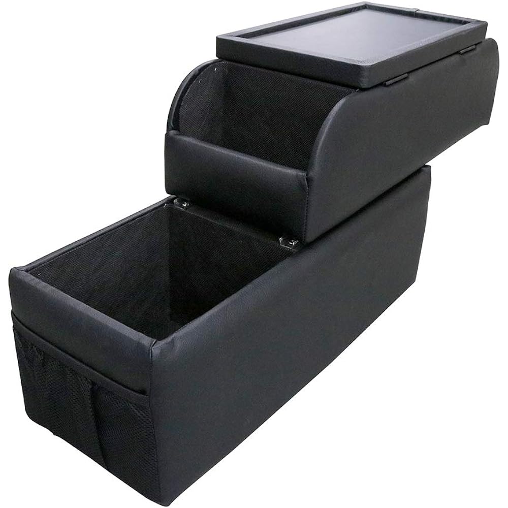 Ito Seisakusho Armrest Console Box Noah/Voxy Exclusive Quality Console Black QC-1