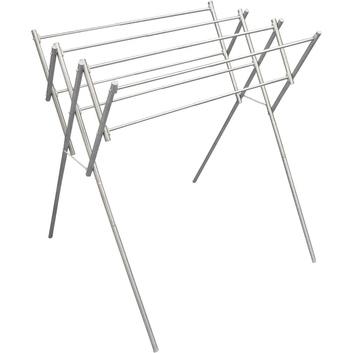 HEIAN SHINDO Indoor Clothes Drying Stainless Steel Telescoping Type Large Capacity Telescoping Width 48~81cm OH-90 Heian Shindo Kogyo