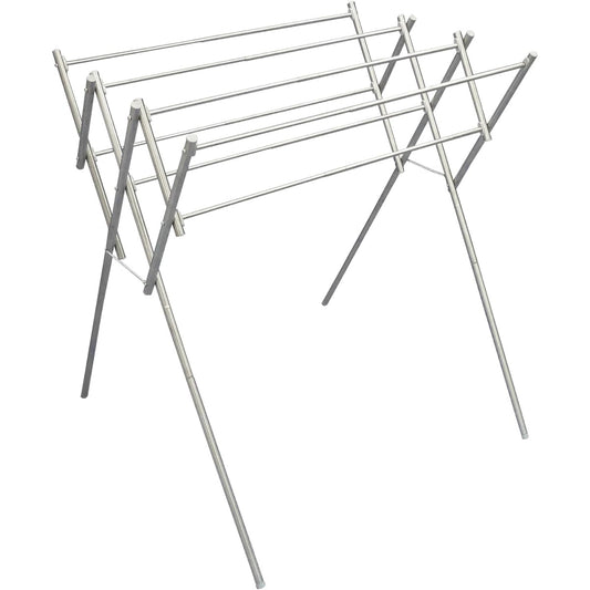 HEIAN SHINDO Indoor Clothes Drying Stainless Steel Telescoping Type Large Capacity Telescoping Width 48~81cm OH-90 Heian Shindo Kogyo