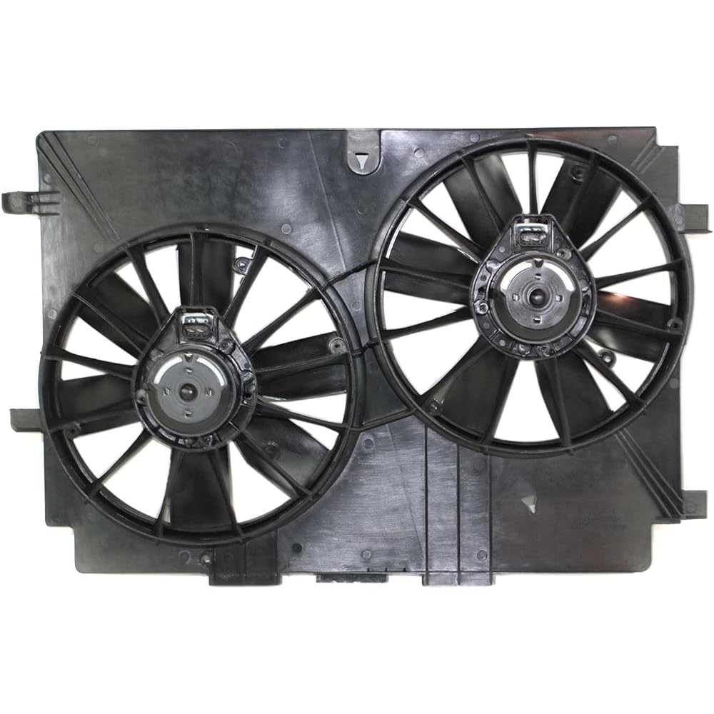 Radiator Fan Assembly for Chevrolet Camaro 98-02/Chevrolet Corvette 97-04 Dual 5.7L Engine.