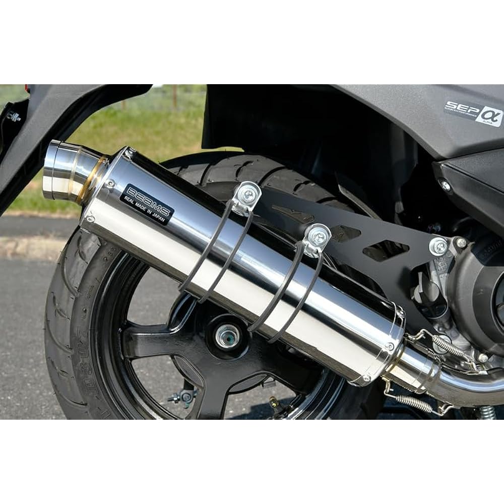 BEAMS Motorcycle R-EVO Stainless Steel-SP Government Certification Burgman Street 125EX 8BJ-EA23M G348-53-008