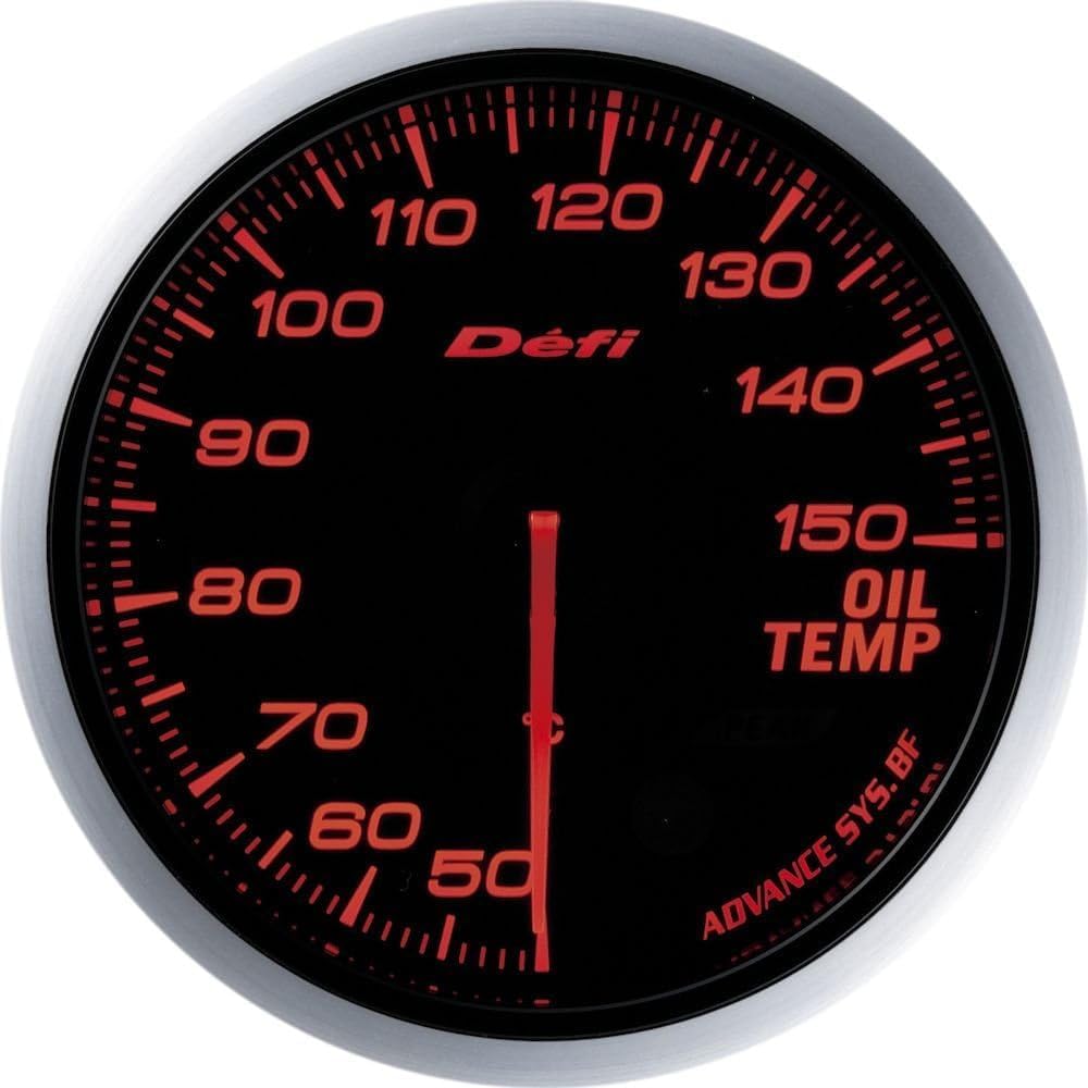 Nippon Seiki Defi Meter [Defi-Link ADVANCE BF] Oil Temperature Gauge (Amber Red) DF10402