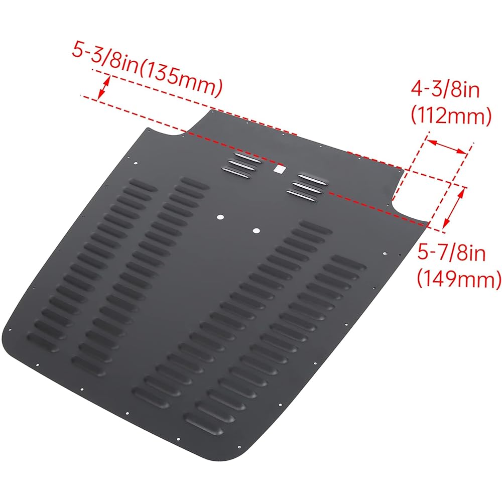 ECOTRIC Aluminum Alloy Ventilation Food Rouber Kit JEEP WRANGLER TJ/LJ 2003-2006 compatible