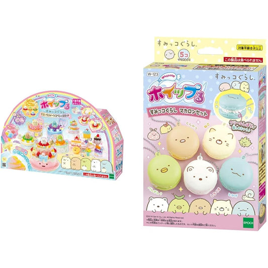 Whip-Ru [Sumikkogurashi Rainbow Sweets Special Set] W-146 & Whip-Ru Sumikkogurashi Macaron Set W-123 [Set Purchase]